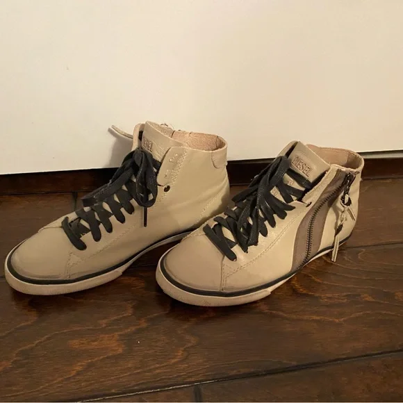 Tan Diesel Sneakers size 5 leather - Picture 3 of 5